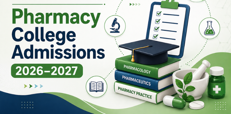 pharmacy admission 2026-2029
