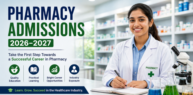 pharmacy college admission 2026-2027