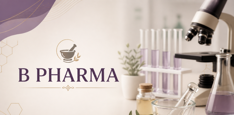 b Pharma Admission 2026-2027