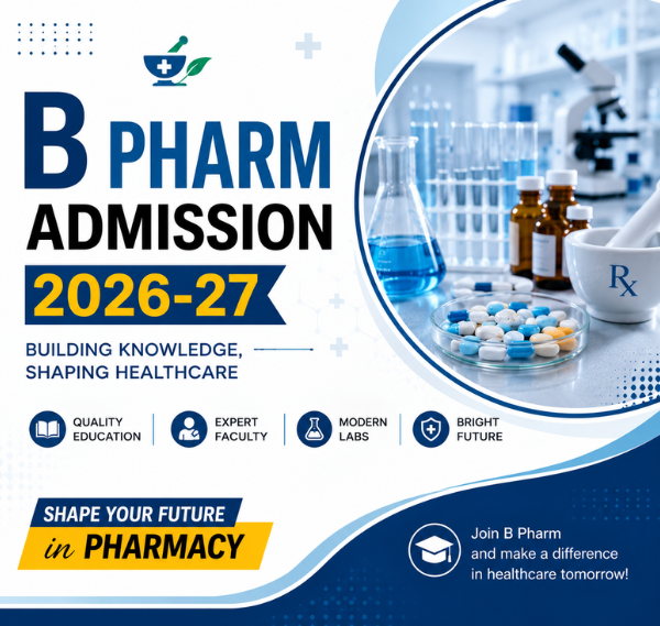 b pharma admission 2026-2027