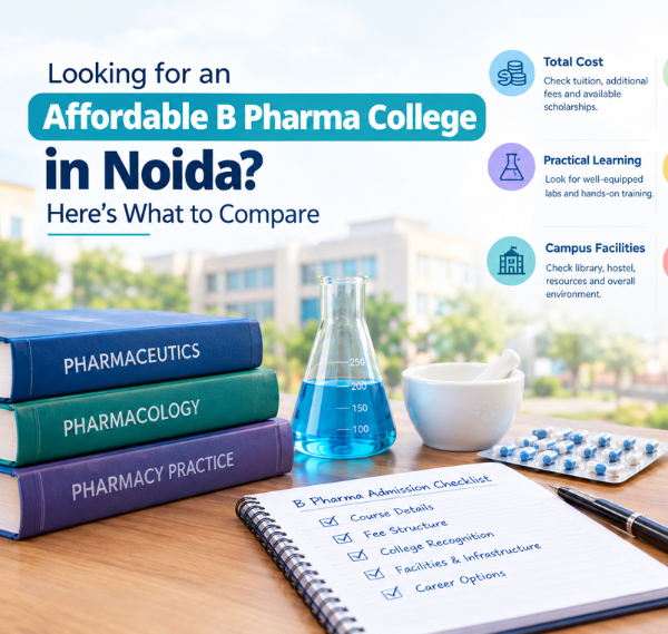 Looking for an Affordable B Pharma College in Noida? Here’s What to Compare